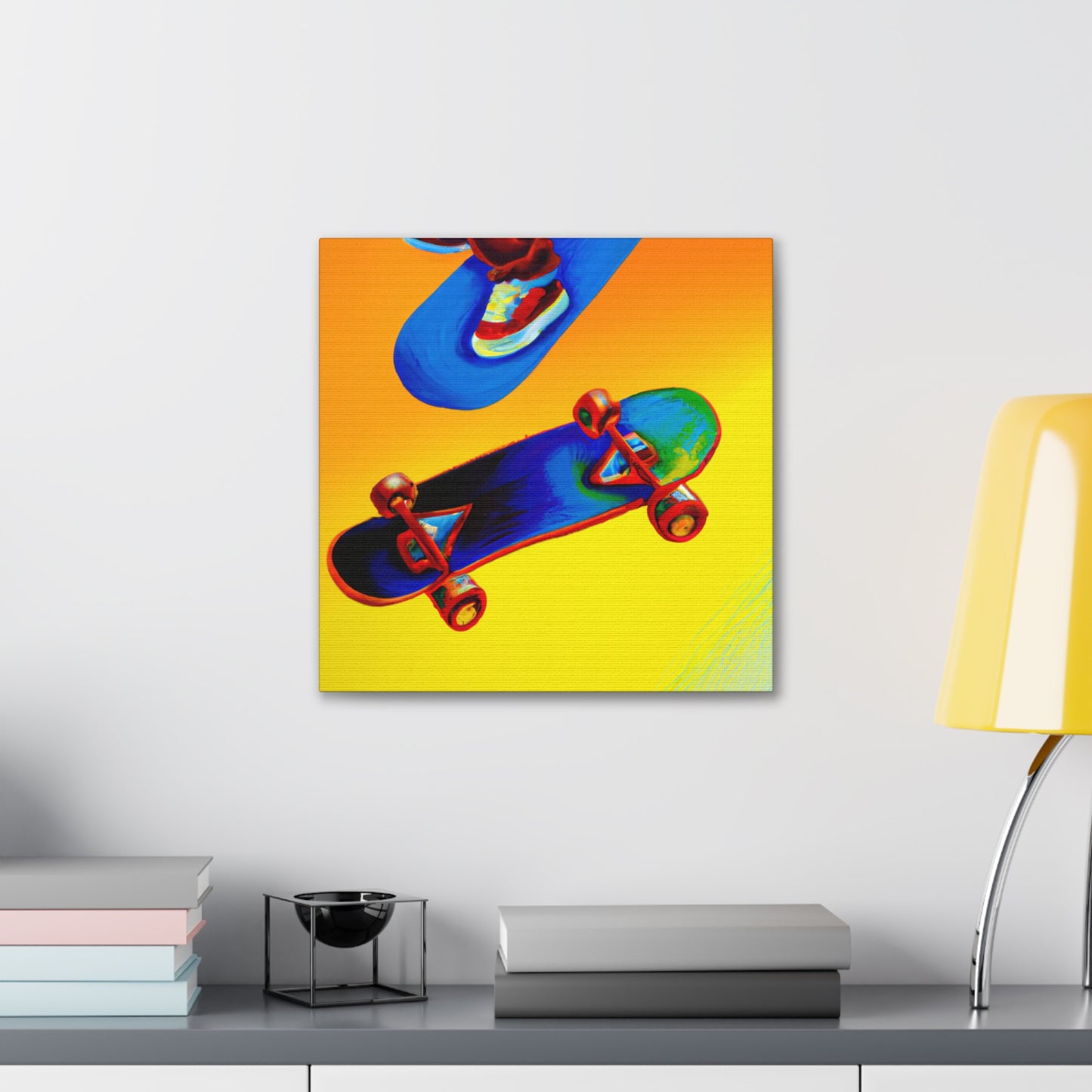 Skateboarding Hyperrealism - Canvas