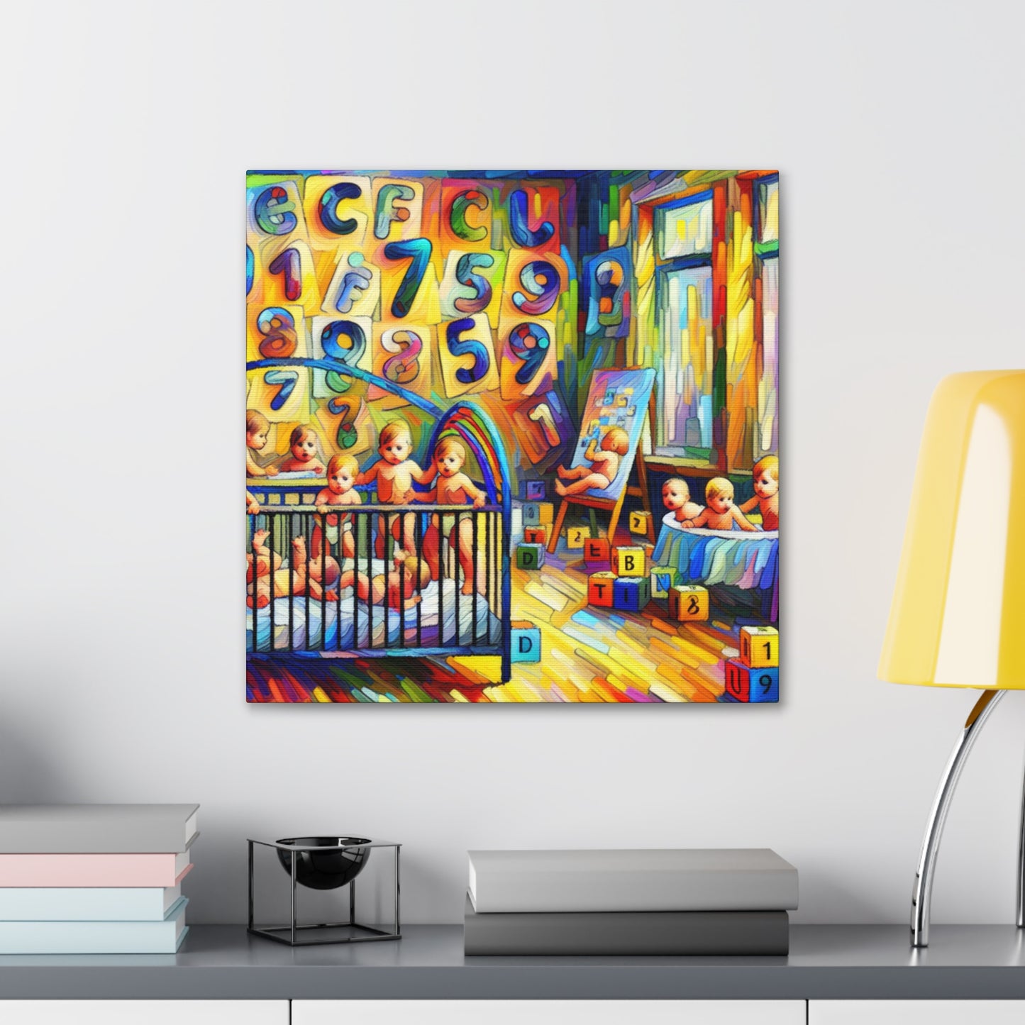 Vibrant Linguistic Symphony - Canvas