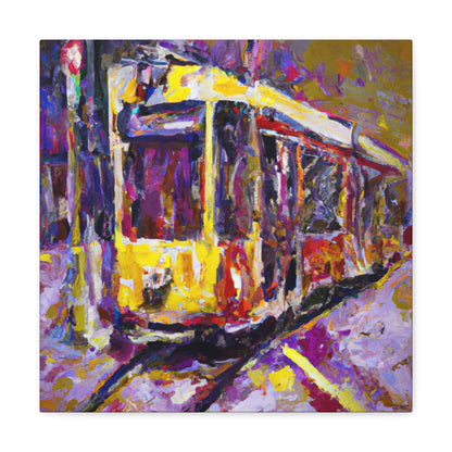 Tram in Impressionism - Canvas