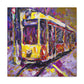 Tram in Impressionism - Canvas