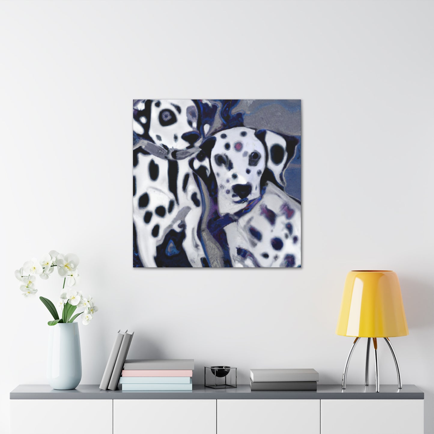 Dalmatian Abstract Expressionism - Canvas