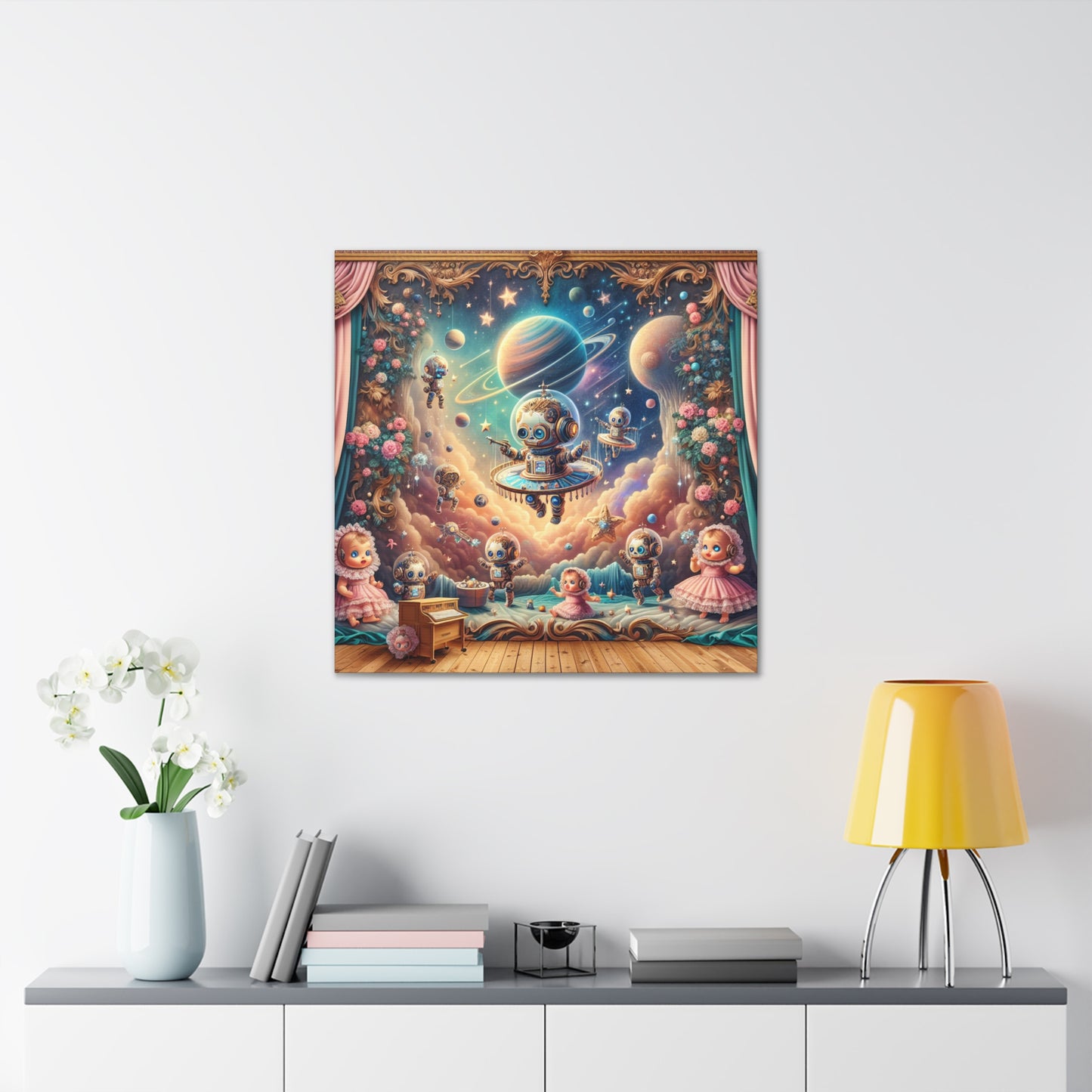 "Robotic Celestial Fantasia" - Canvas