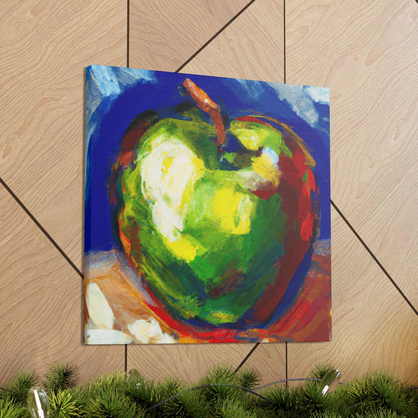 "Apple's Expressionistic Dream" - Canvas