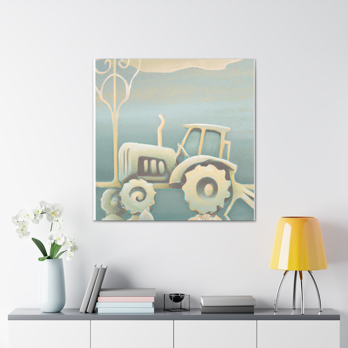 "Tractor of Industry" - Canvas