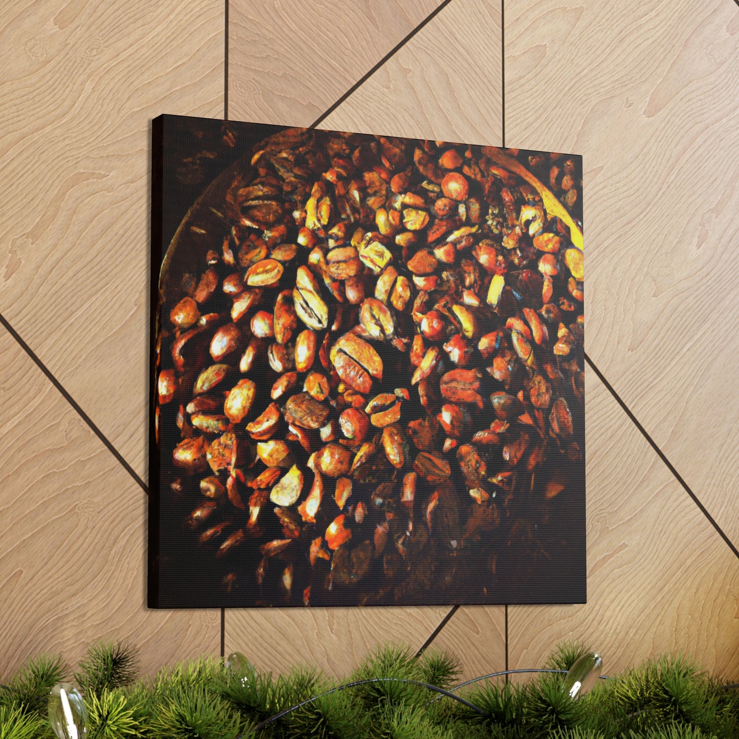 Coffee Beans Harvested - Canvas