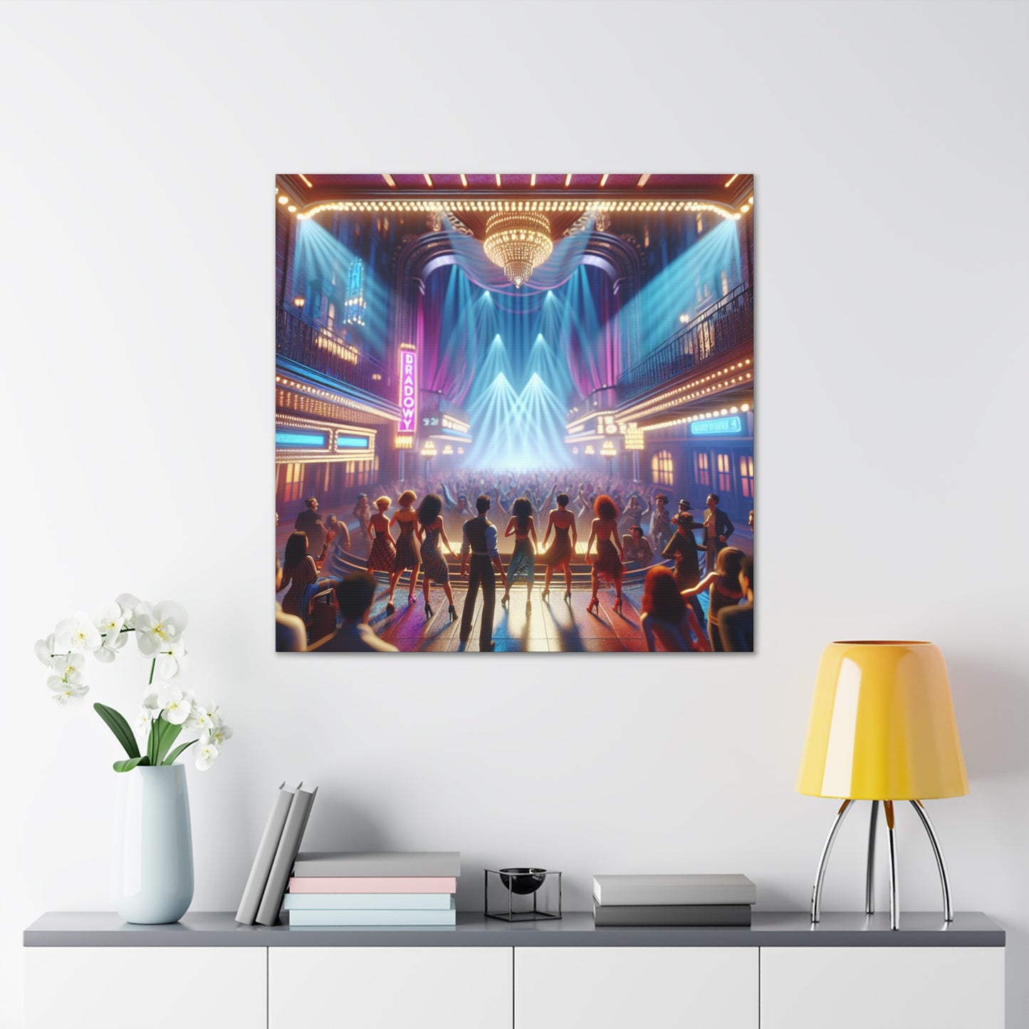 "Vibrant Broadway Spectacle" - Canvas