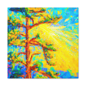 Cedar Tree Grandeur. - Canvas