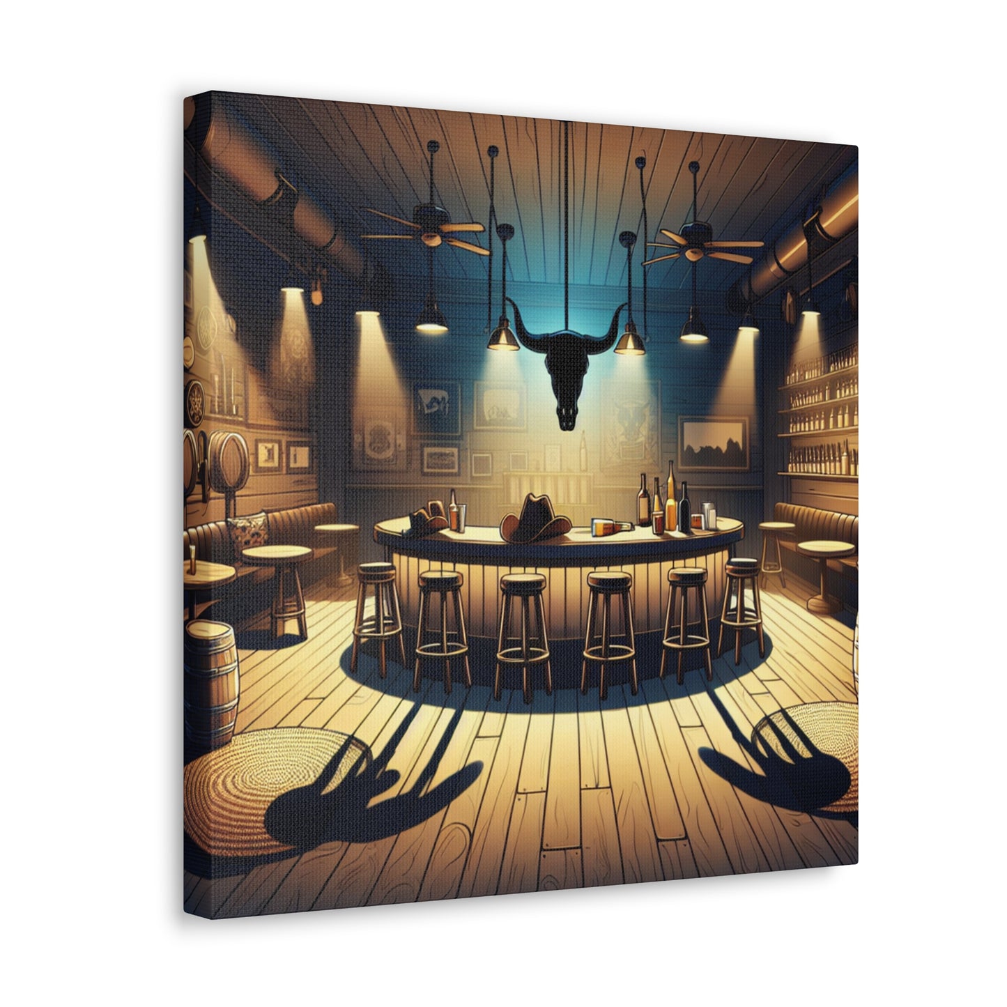 Wild West Saloon Sights - Canvas