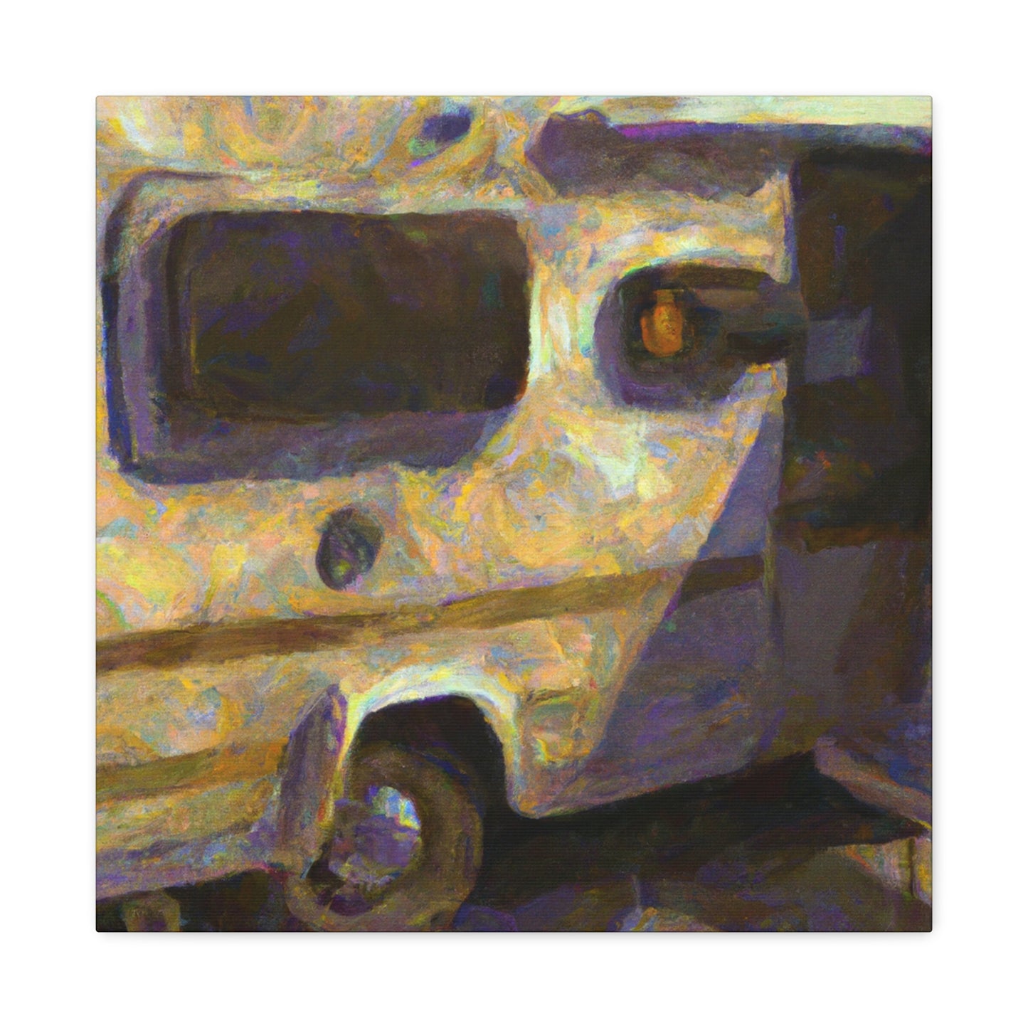 "Van By the Lake" - Canvas