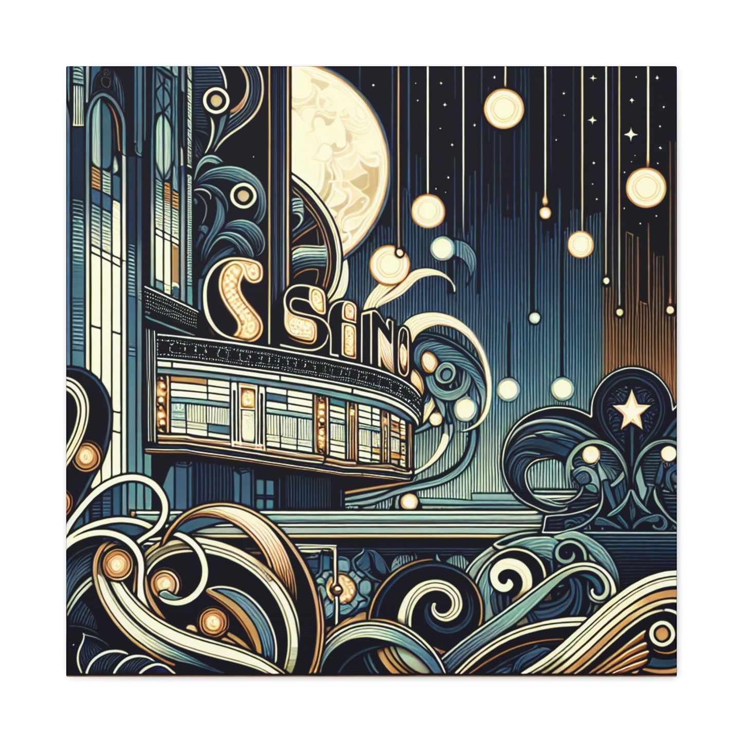 Enchanted Gambling Hall - Canvas