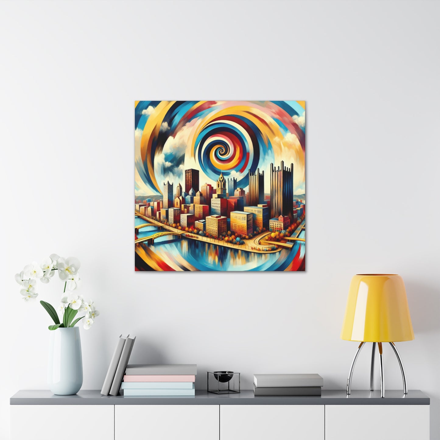 Steel Dreams Unveiled - Canvas