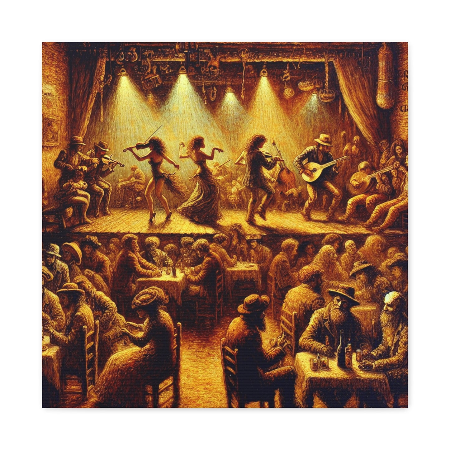 Enchanting Cabaret Revelry - Canvas