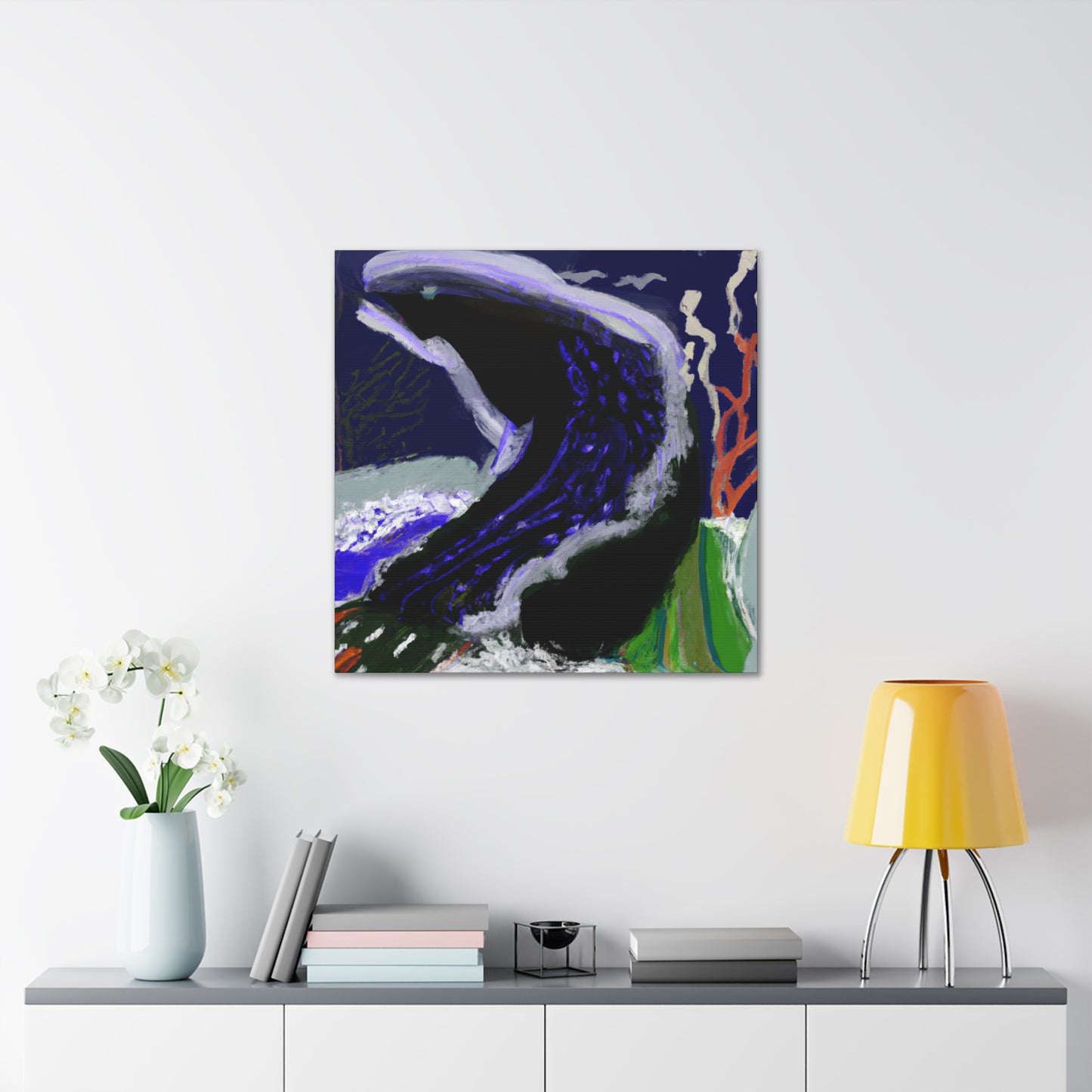 Eel in Expressionism - Canvas