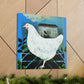 "Chicken in Art Deco" - Canvas