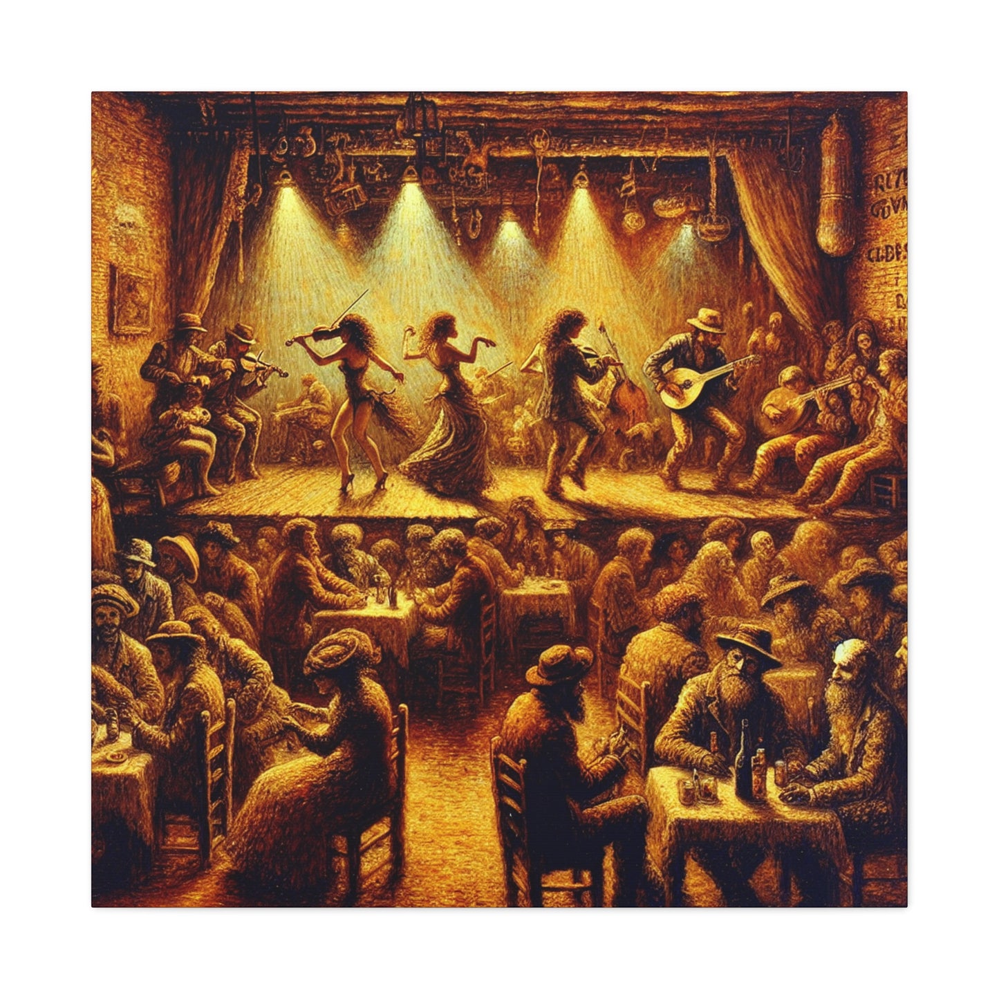 Enchanting Cabaret Revelry - Canvas