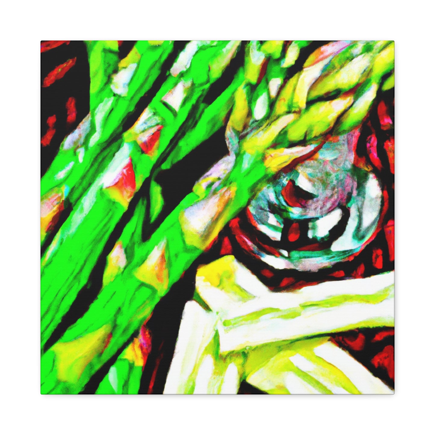 "Asparagus In Fauvism" - Canvas