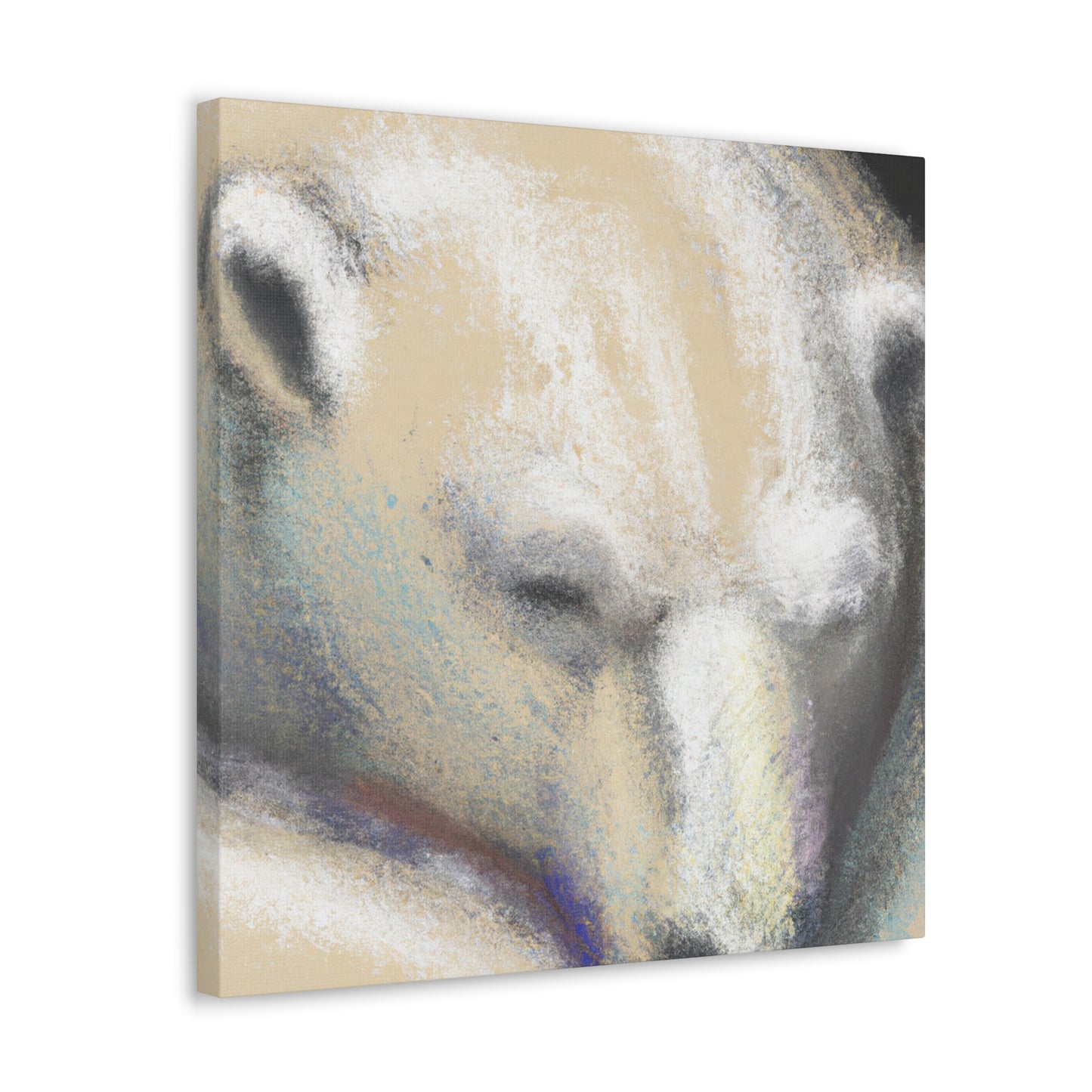 "Polar Bear Impressionism" - Canvas