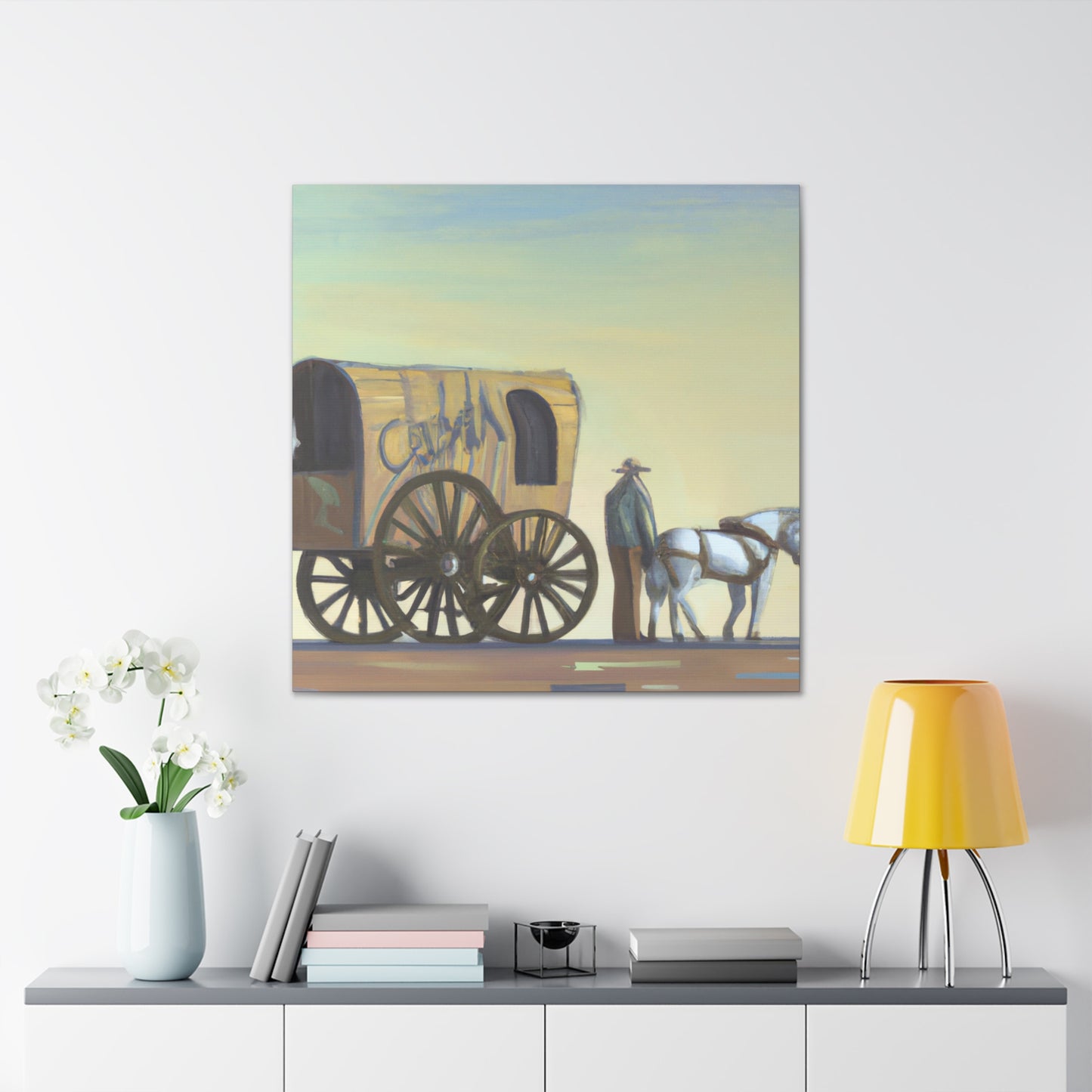 "Chuck Wagon Rendezvous" - Canvas