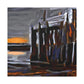 Pier in Expressionism - Canvas