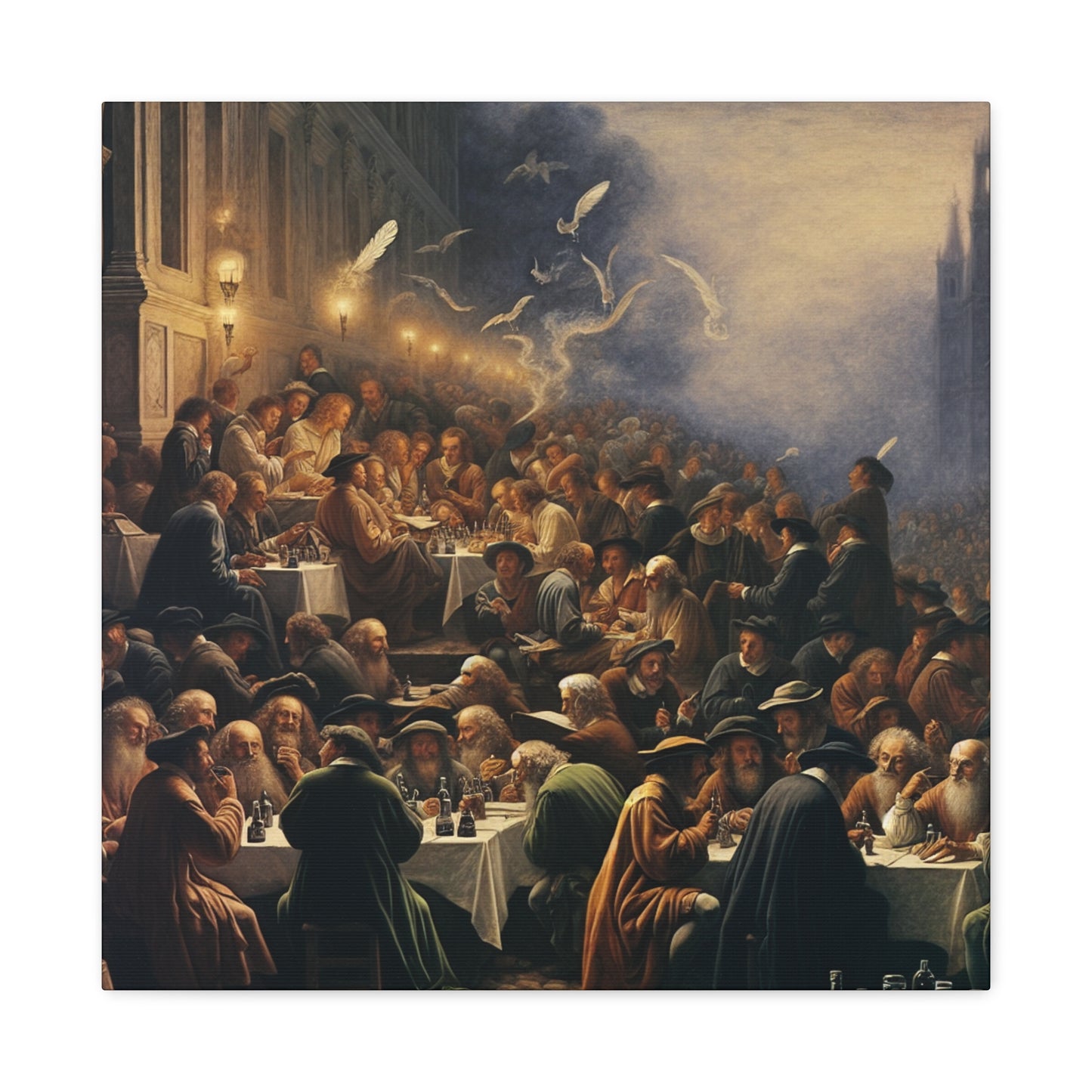 Illuminated Literary Soiree - Canvas