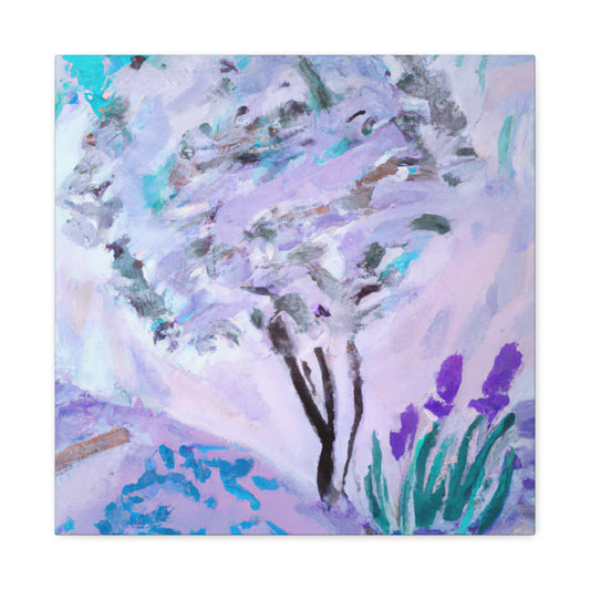 Lavender Reflections Ablaze - Canvas