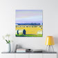 "Serene Hayfield Dreamscape" - Canvas