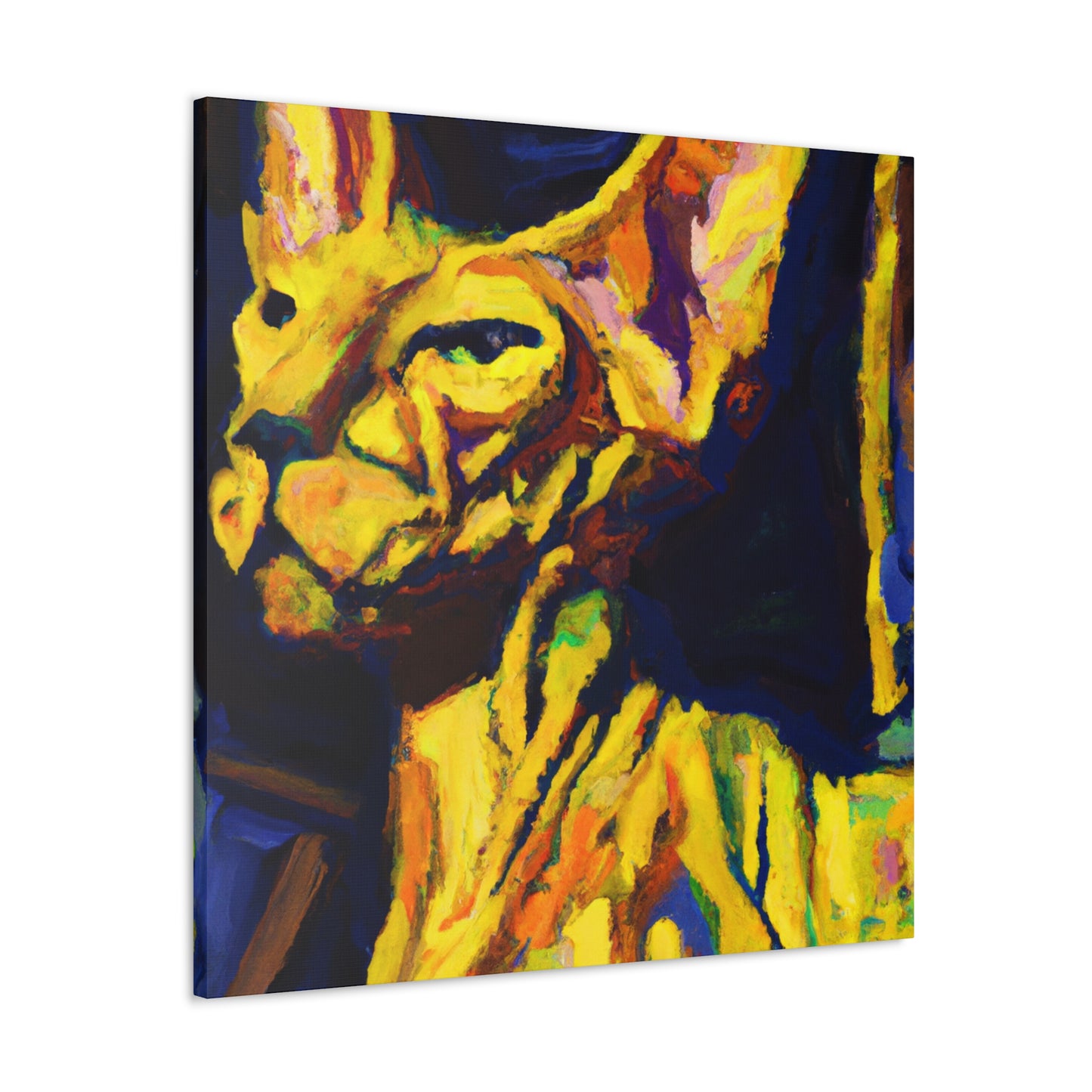 "Sphynx in Expressionism" - Canvas