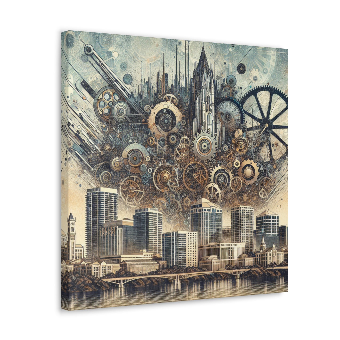 "Orlando's Steam-powered Dreams" - Canvas