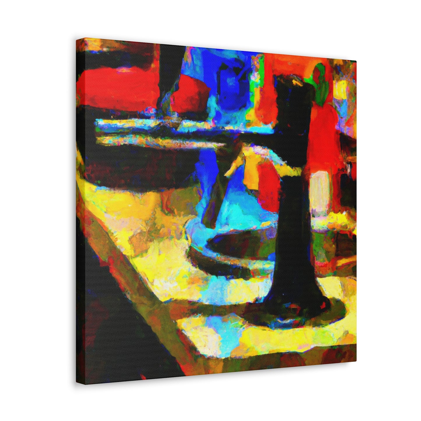 "Bar Tap Expressionism" - Canvas