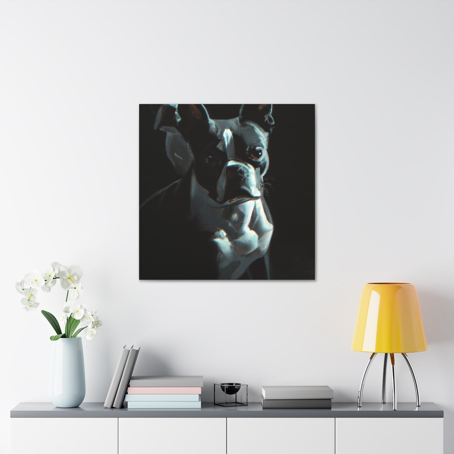 Boston Terrier Realism - Canvas