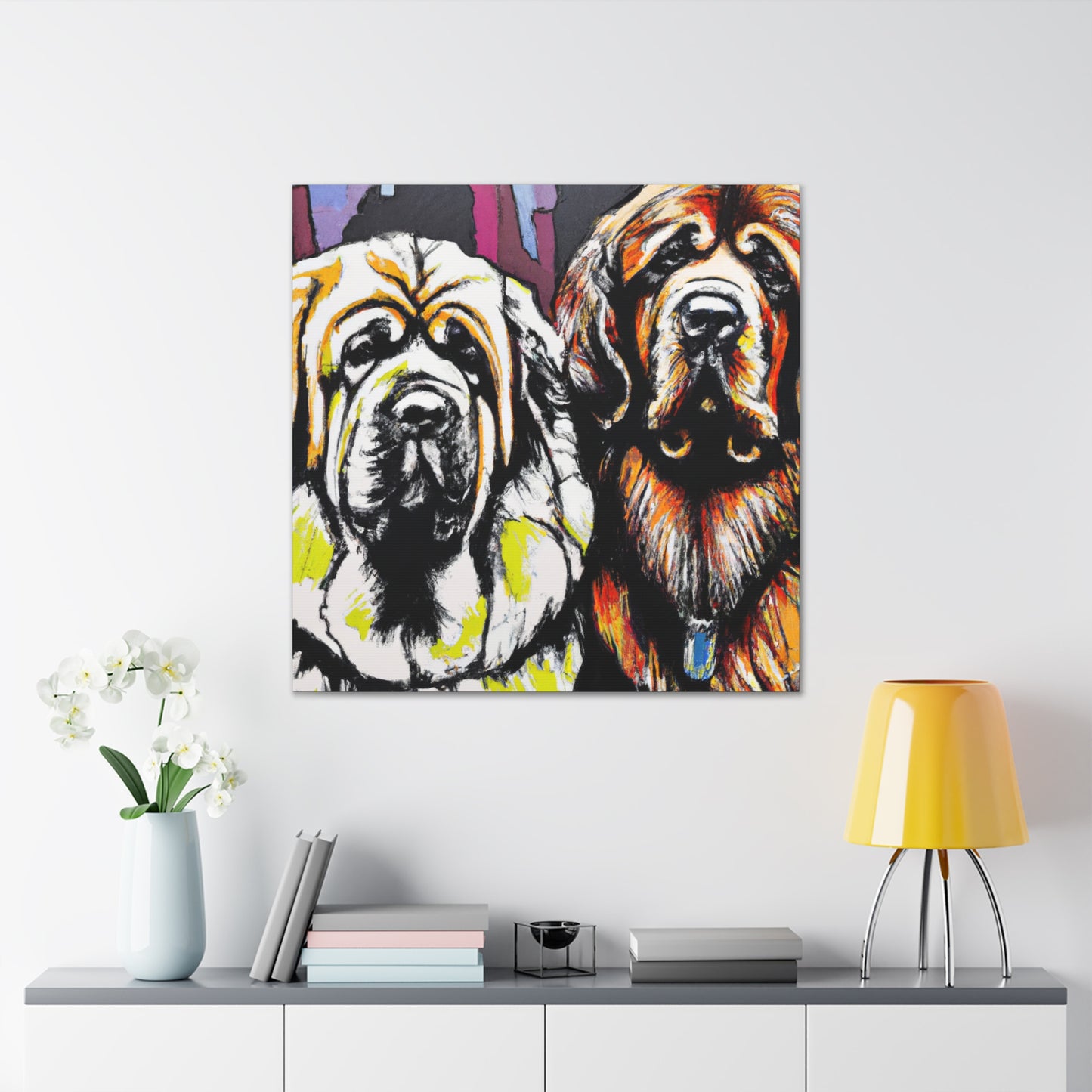 Tibetan Mastiff Portrait - Canvas