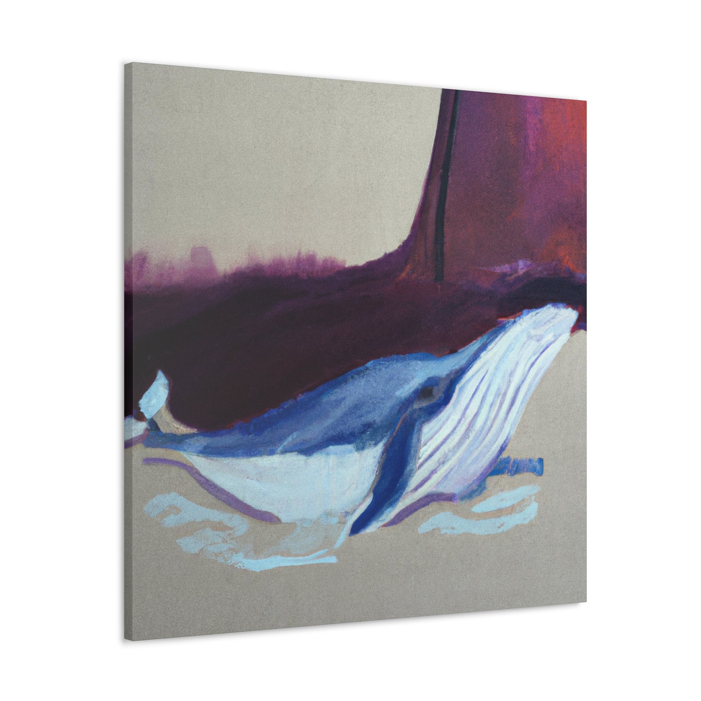 Whale in the Shallows - Canvas