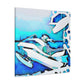 "Jet Skiing Retreats" - Canvas