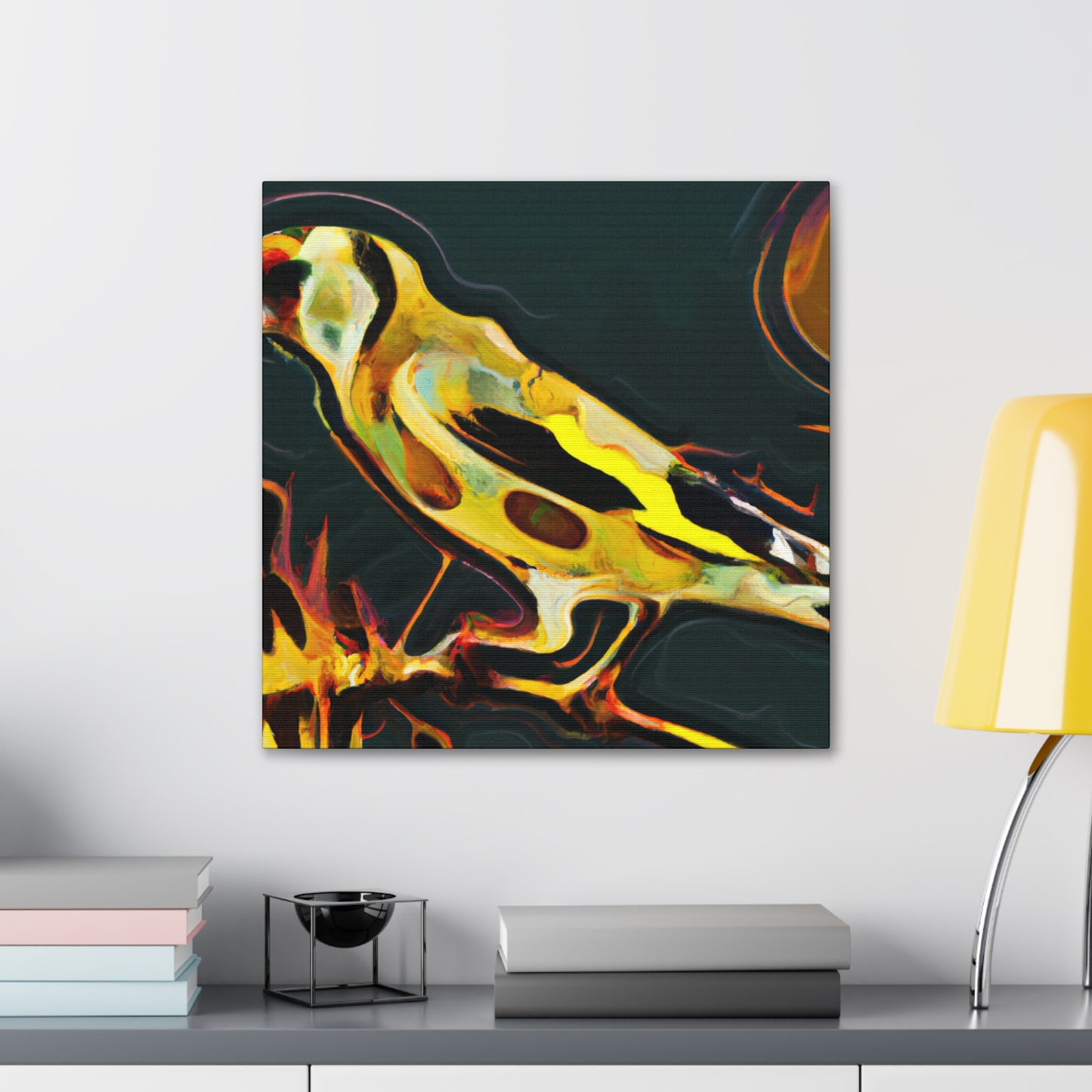 "American Goldfinch Hues" - Canvas