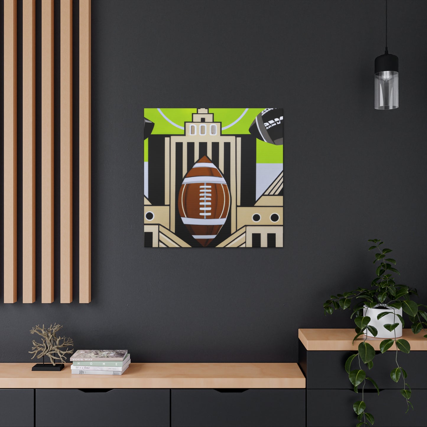 "Football's Gleaming Splendor" - Canvas