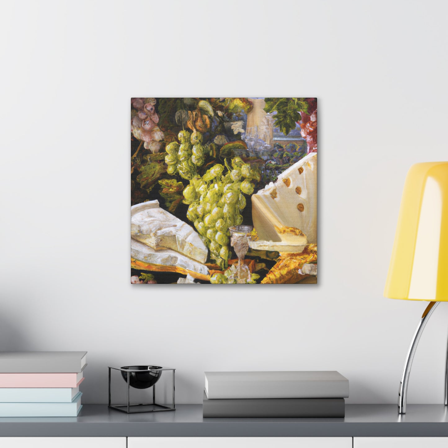 Cheese and Grapes Abound - Canvas