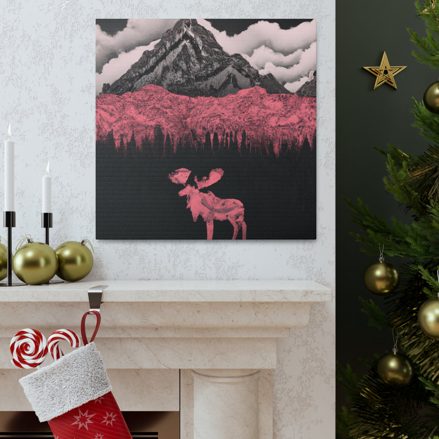 Moose in Grandeur - Canvas