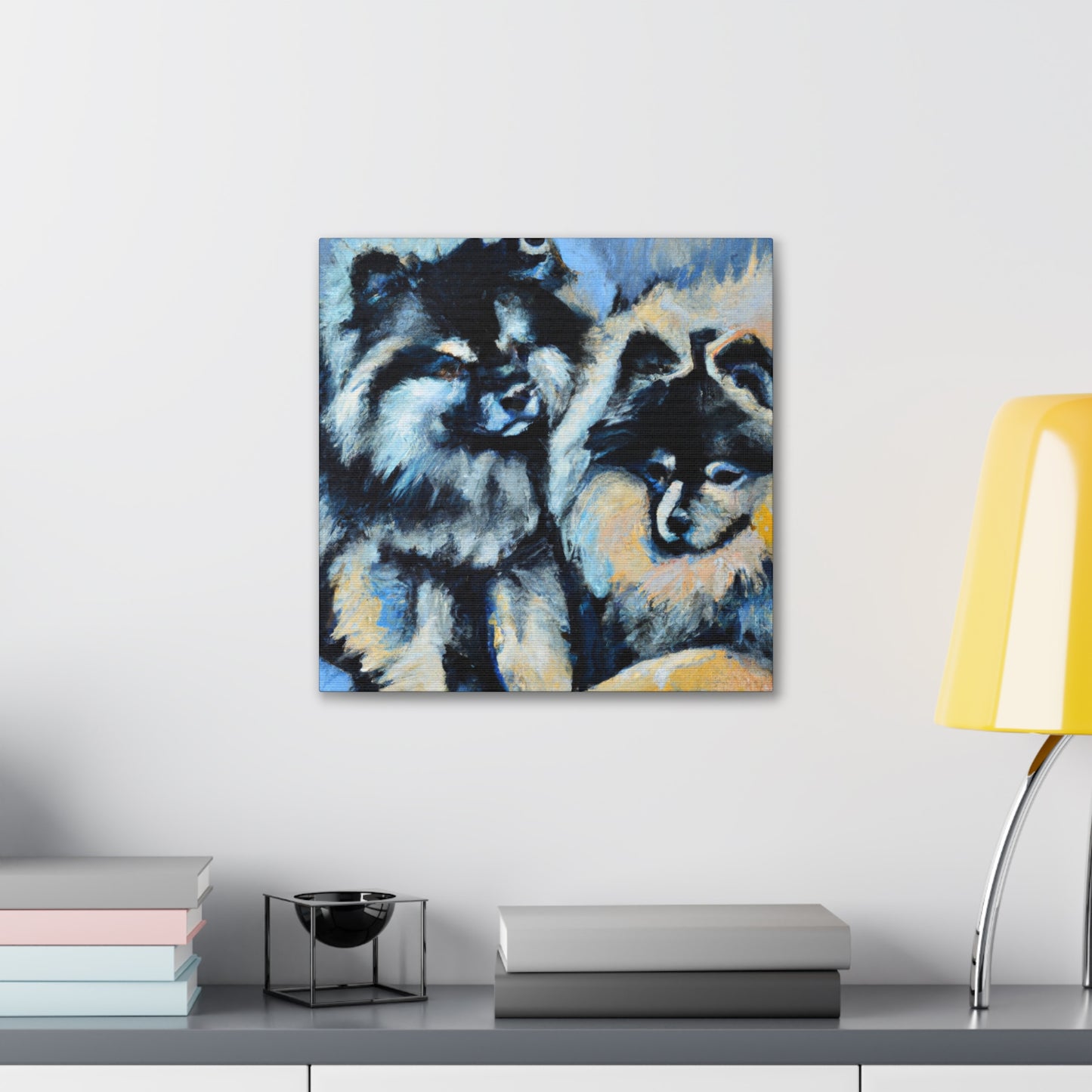 Keeshond in Splendor - Canvas