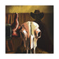 Cow Skull Apollo Dream - Canvas