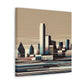 "Urban Serenity: Dallas Elegance" - Canvas