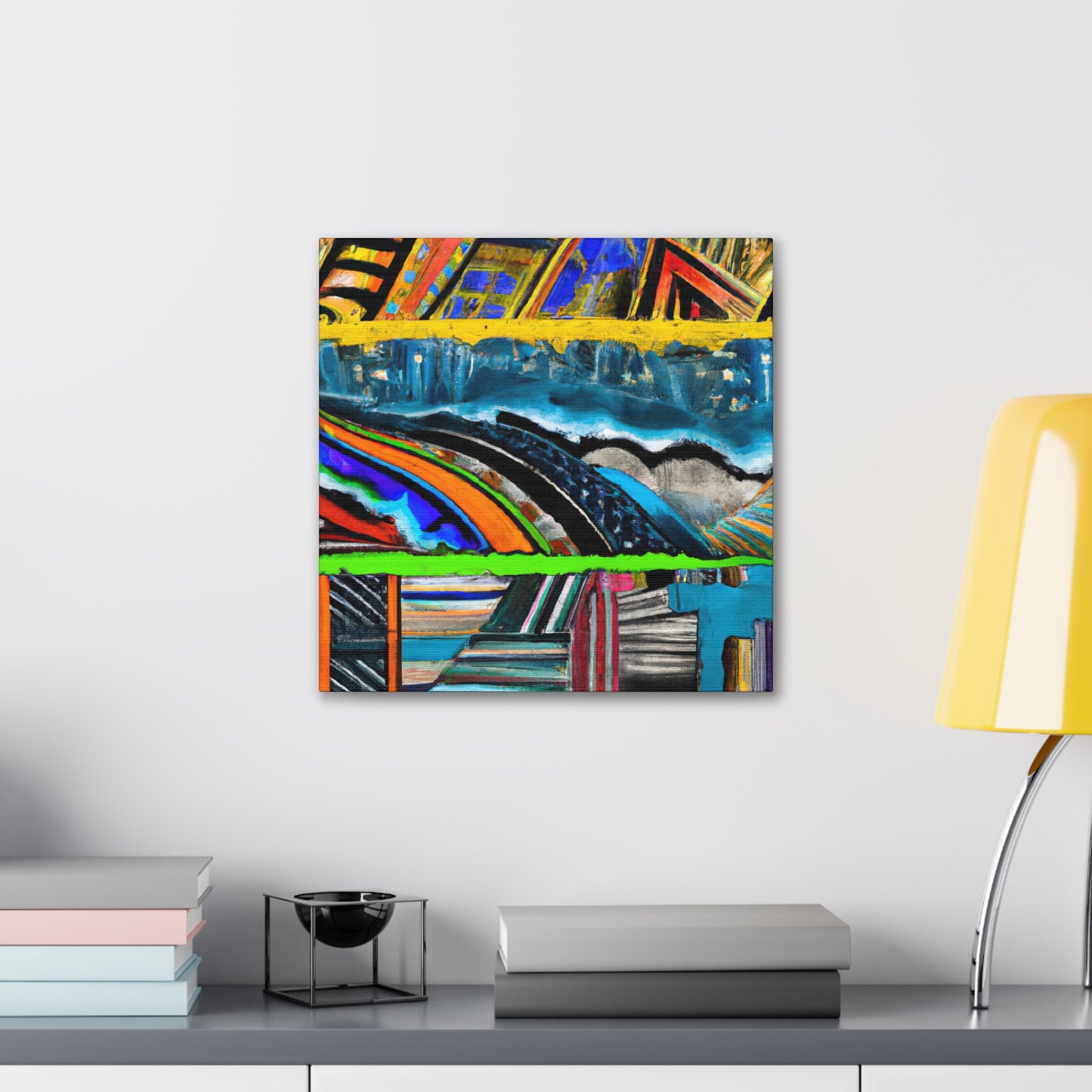 Vibrant Digital Symphony - Canvas