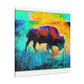 "Majestic Bison Splendor" - Canvas