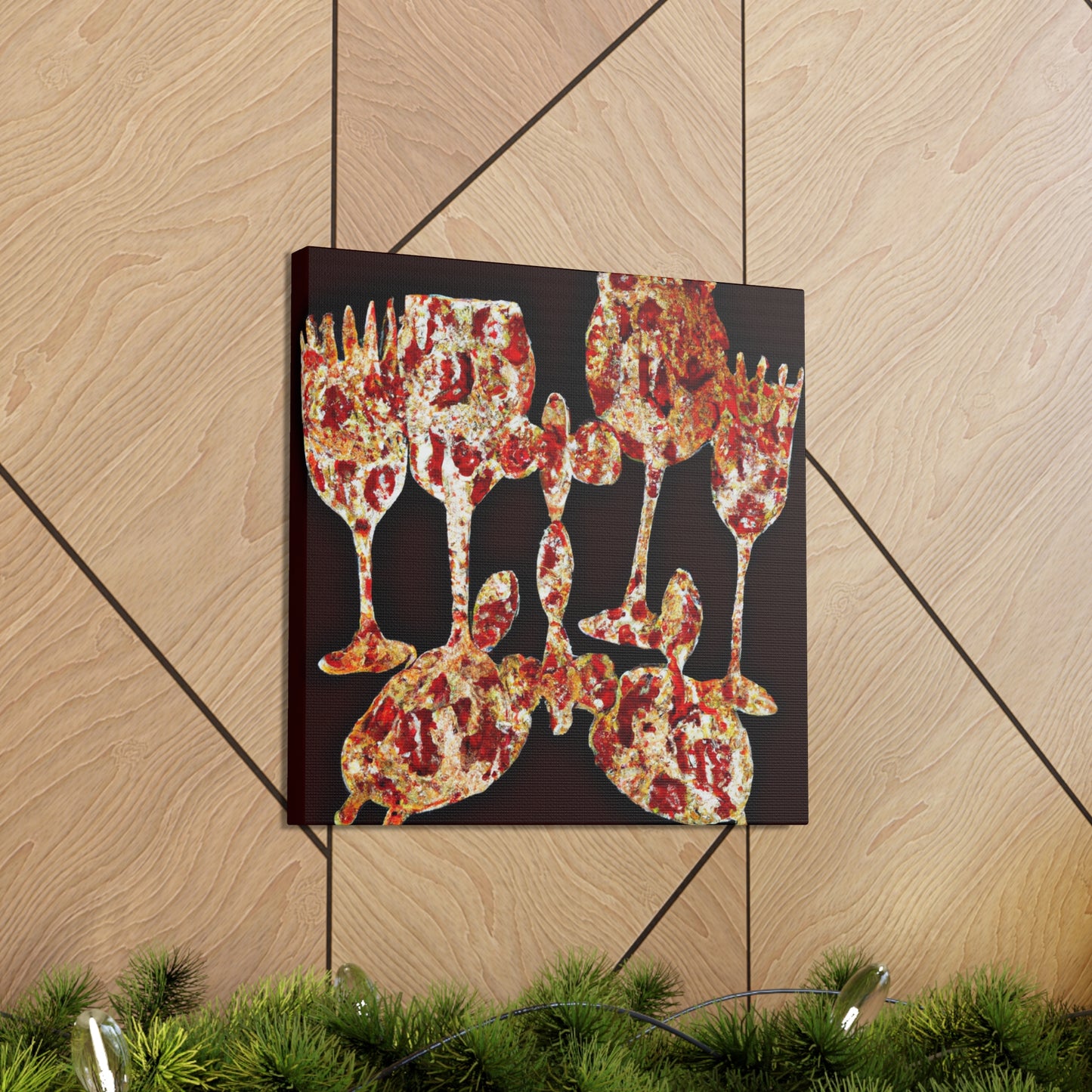 Feast on a Table - Canvas