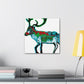 Reindeers in Winterland - Canvas