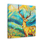 "Deer in the Meadow" - Canvas