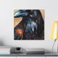 American Crow Realism. - Canvas