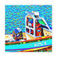 "Bass Fishing Boat Voyage" - Canvas