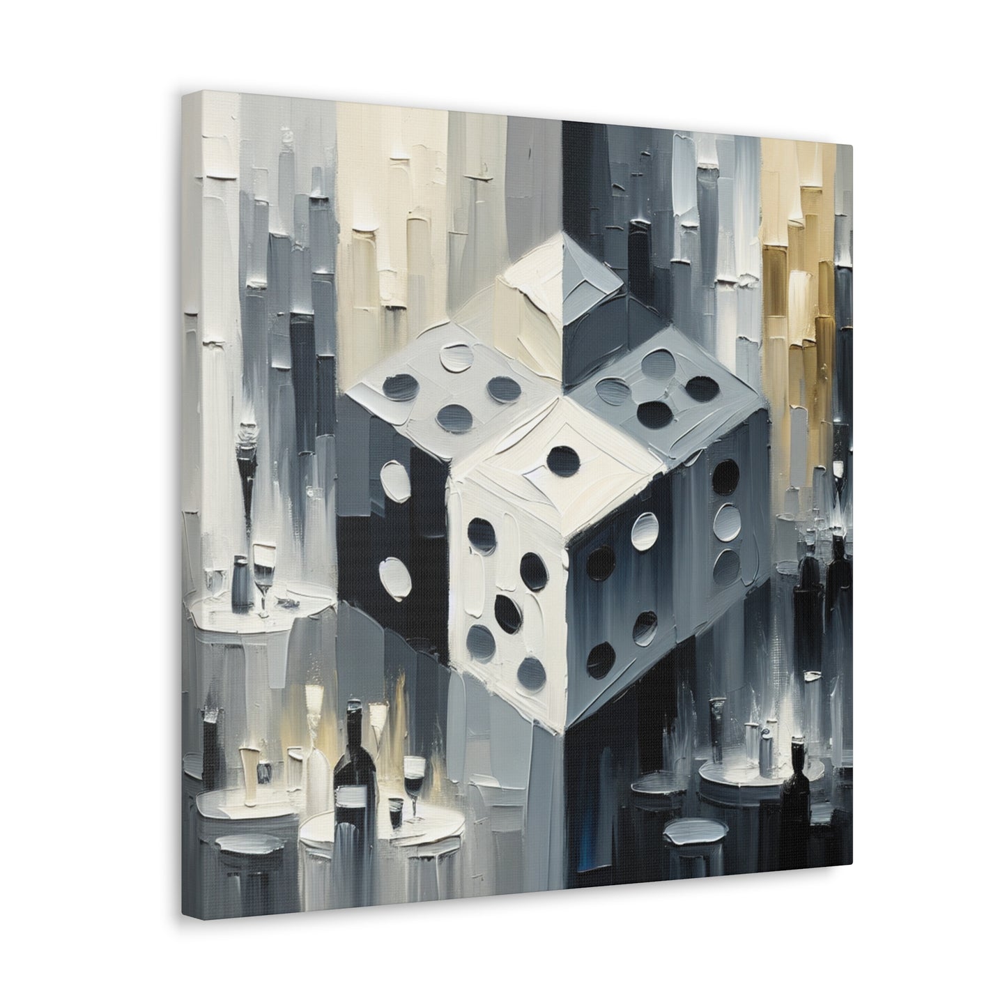 Abstract Roll of Chance - Canvas