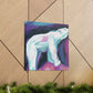 Polar Bear in Motion - Canvas