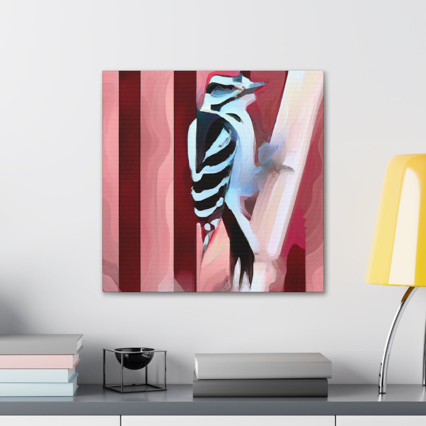 Downy Woodpecker Dreams - Canvas